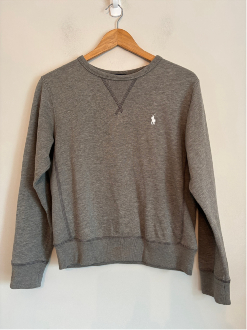 Polo Ralph Lauren Crewneck Long Sleeve Sweatshirt Womens M Preppy Comfort